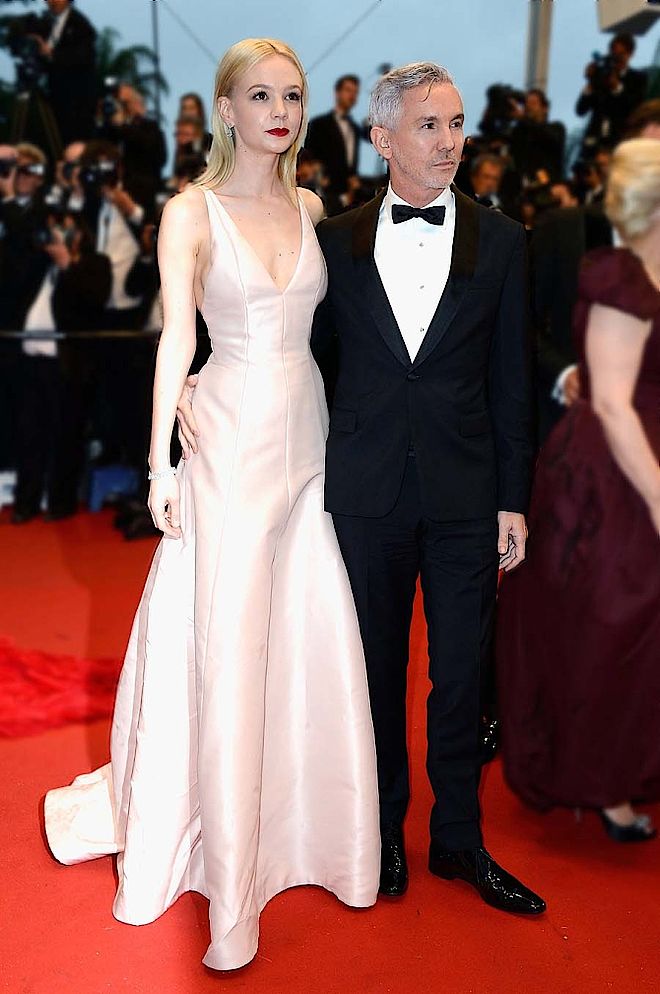 Carey Mulligan w sukni Dior, kolczyki i bransoletka Tiffany. Gorączka czerwonego dywanu Cannes