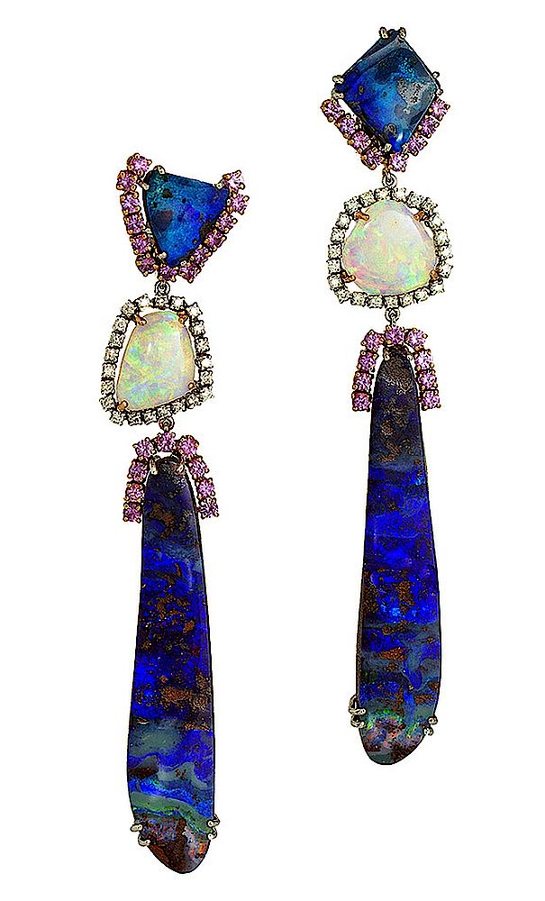 Kolczyki z opalem Mauro Felter. Trendy w biżuterii 2013: opal